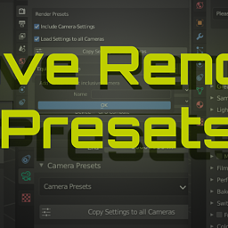 Add-on Save Render Presets Addon